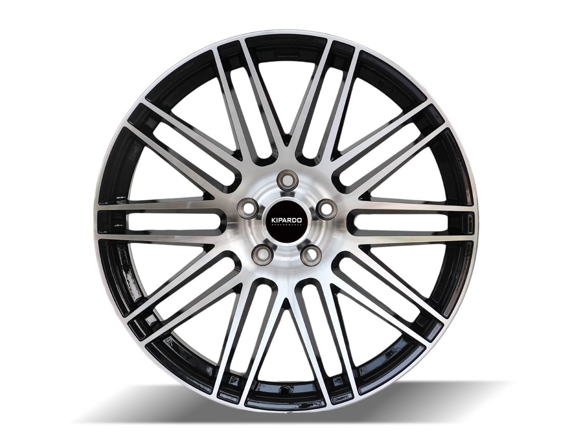 80311 Black Machined Face Audi A8 Aftermarket Wheels - KIPARDO